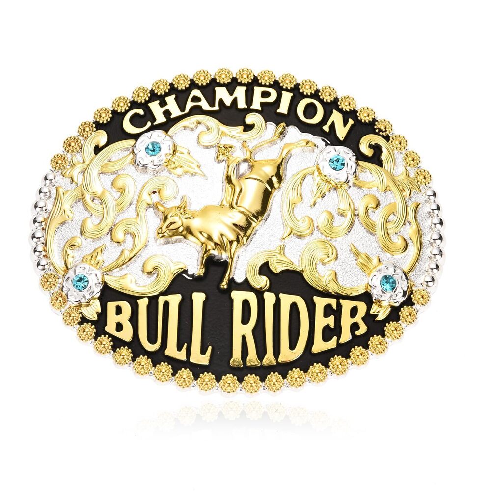 8389 Bull Rider Belt Buckles Western Cowboy Rodeo Champion Belt Buckle
